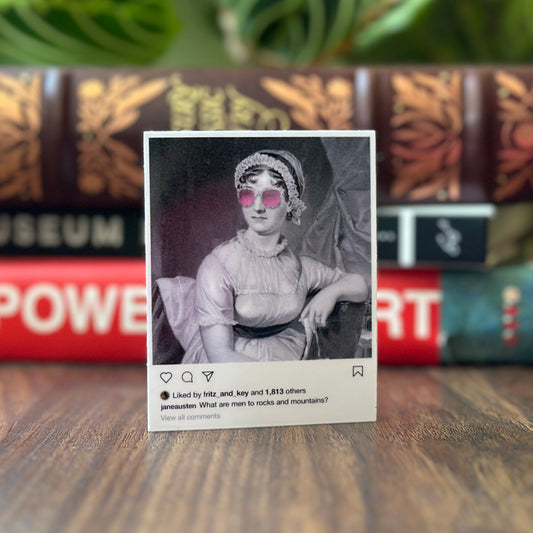 Jane Austen’s Instagram Post Sticker